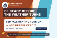 $89 Fall Heating Tune-Up + $50 Repair Credit!